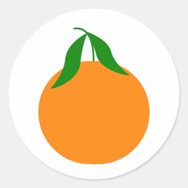 Adesivo Redondo clementina design (Frente)