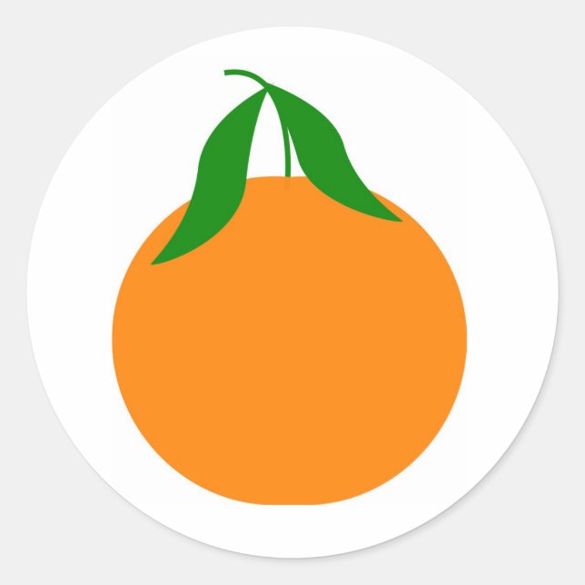 Adesivo Redondo clementina design (Frente)