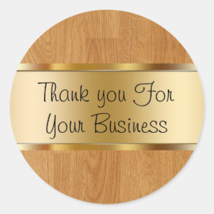 Adesivo Redondo Clientes Clássicos Agradecidos