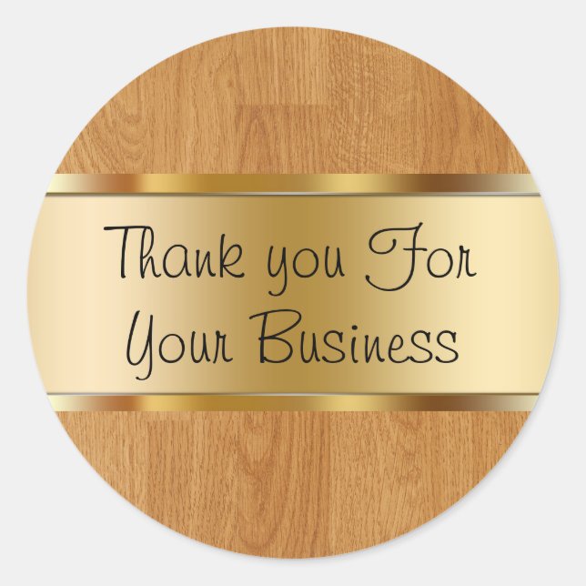 Adesivo Redondo Clientes Clássicos Agradecidos (Frente)