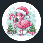 Adesivo Redondo Clipart-10424 do Christmas Flamingo Sublimation<br><div class="desc">Clipart-10424 do Christmas Flamingo Sublimation</div>