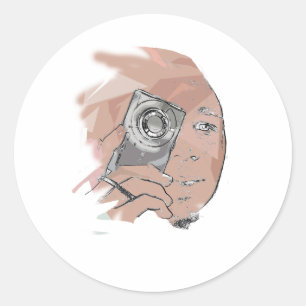 Adesivo Redondo clique