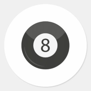 Adesivo Redondo Clique Em Magia 8 Bilhetes De Oito Ll Piscina Play