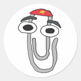 Adesivo Redondo Clique no rebelde