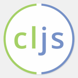 Adesivo Redondo ClojureScript Sticker