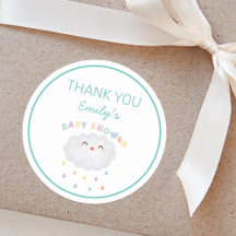 Cloud Cute Raindroula Gênero Chá de fraldas Neutro