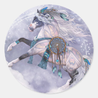 Adesivo Redondo Cloud Dancer Stickers