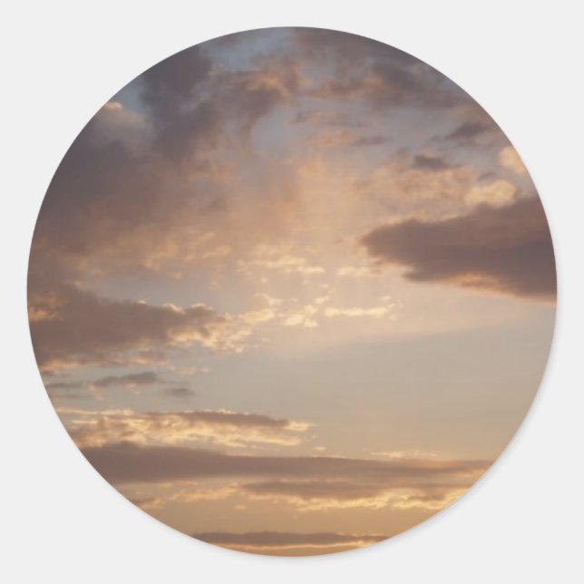 Adesivo Redondo Cloud Stickers (Frente)