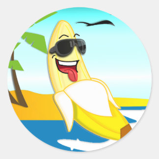 Adesivo Redondo Club Bananas - Produto Oficial