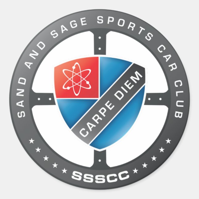 Adesivo Redondo Club Sticker (Frente)