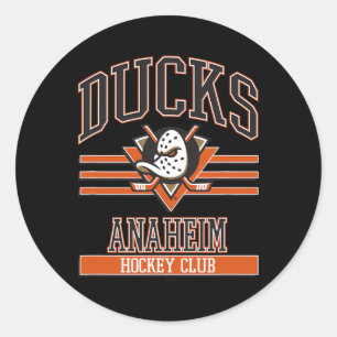 Adesivo Redondo Clube de Hóquei Anaheim Ducks Cinza Licenciado Ofi