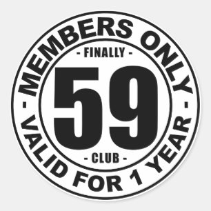 Adesivo Redondo Clube finalmente 59
