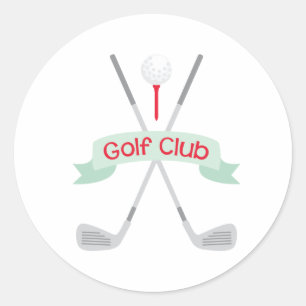 Adesivo Redondo Clube Golf