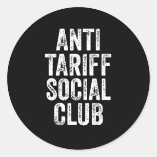 Adesivo Redondo Clube Social Anti-Tarifa