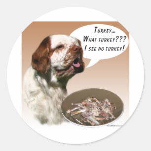Adesivo Redondo Clumber Spaniel Turquia