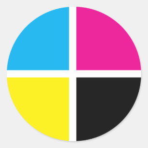 Adesivo Redondo cmyk