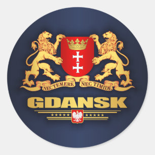 Adesivo Redondo COA de Gdansk