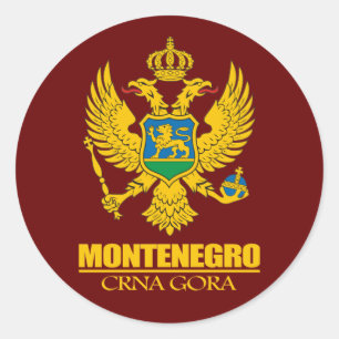 Adesivo Redondo COA de Montenegro