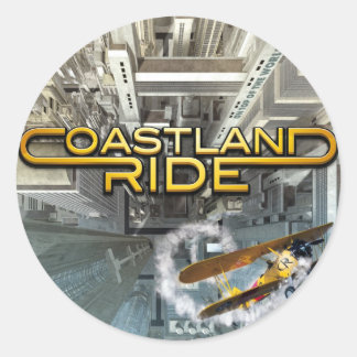 Adesivo Redondo Coastland Ride - On Top Of The World CD Cover