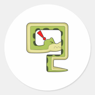 Adesivo Redondo Cobra Game