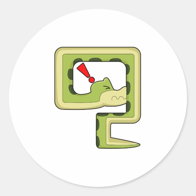 Adesivo Redondo Cobra Game (Frente)