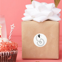 Adesivo Redondo Cobra zodiac