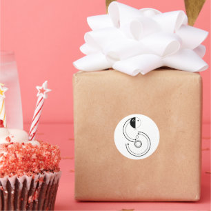 Adesivo Redondo Cobra zodiac