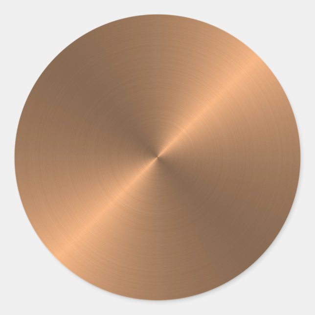 Adesivo Redondo Cobre (Frente)