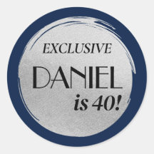 Cobrir Azul Silver da Revista de Aniversário Moder