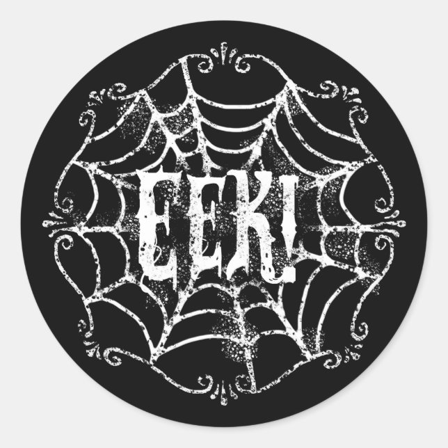 Adesivo Redondo Cobweb EEK (Frente)