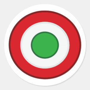 Adesivo Redondo Coccarda Coppa Italia, Itália