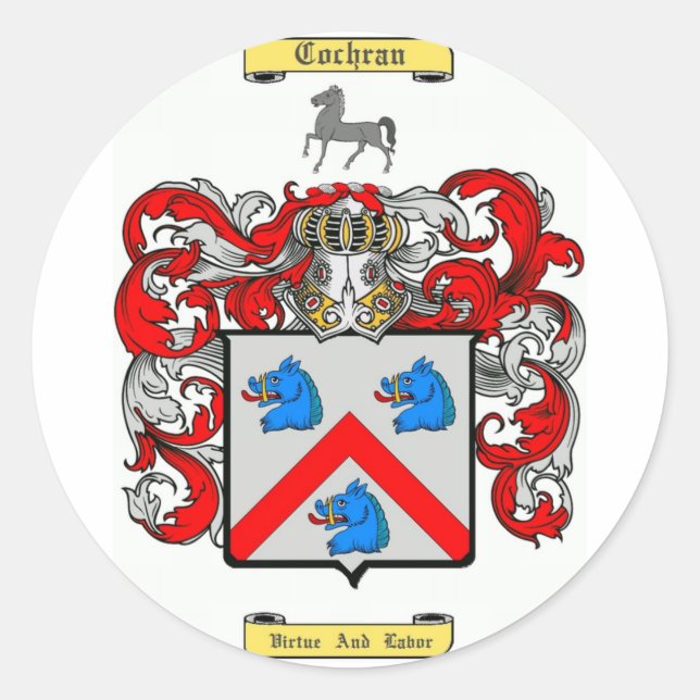 Adesivo Redondo cochran (Frente)