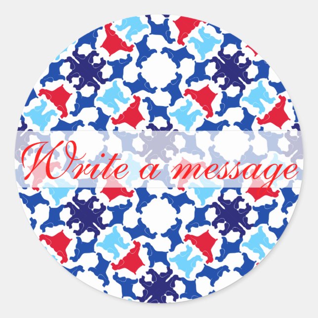 Adesivo Redondo Cocker Spaniels Ingleses (Frente)