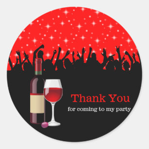 Adesivo Redondo Cocktail * escolha a cor do fundo