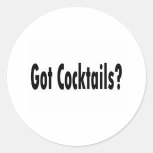 Adesivo Redondo Cocktail obtidos