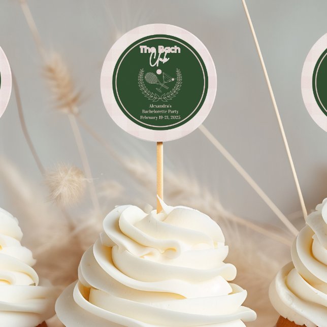 Adesivo Redondo Cocktails E Bachelorette De Clubs (Criador carregado)