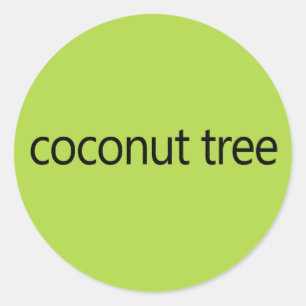 Adesivo Redondo Coconut Tree Kamala Harris Cotação 2024