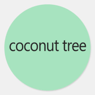 Adesivo Redondo Coconut Tree Kamala Harris Cotação 2024