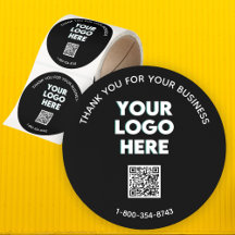 Código QR de Logotipo Personalizado de Agradecimen