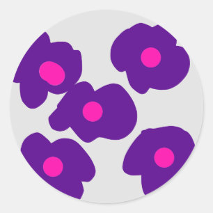 Adesivo Redondo Código QR personalizado simples adicione seu nome