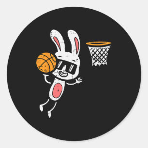 Adesivo Redondo Coelhinho de Basquete Dunk Sports Boys Todd