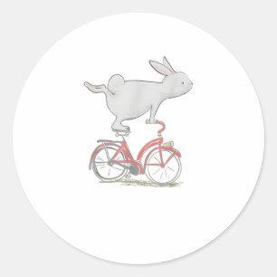 Adesivo Redondo Coelho Bonito Na Bicicleta _ Ciclo _ Bicicleta & G