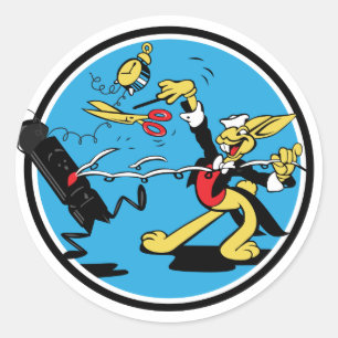 Adesivo Redondo Coelho do EOD