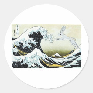 ADESIVO REDONDO COELHO DO TSUNAMI