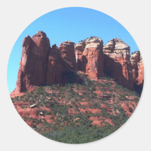 Adesivo Redondo Coffee Pot Rock II em Sedona Arizona