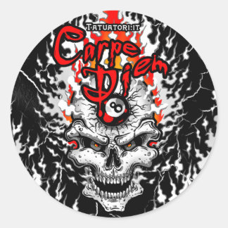 Adesivo Redondo Cogli l'Attimo