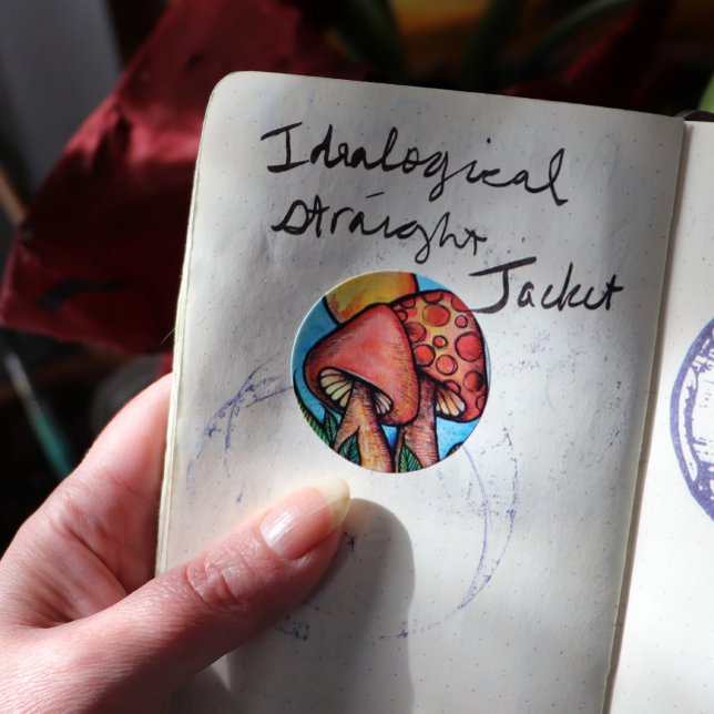 Adesivo Redondo Cogumelos Fungus (Criador carregado)