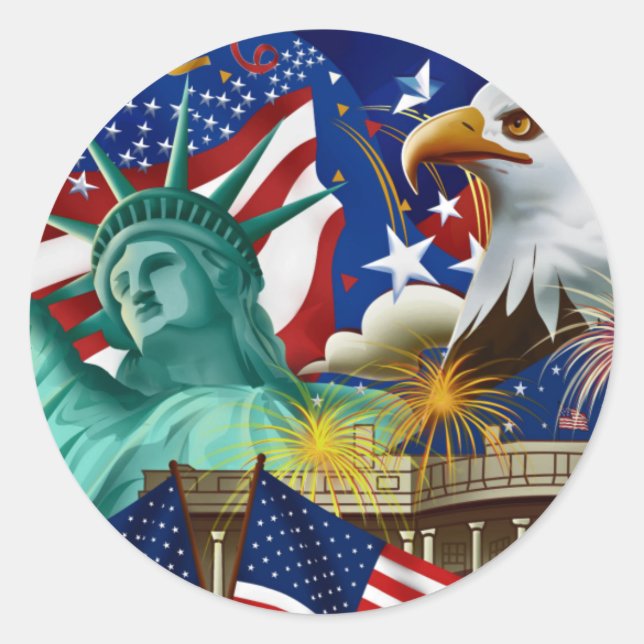ADESIVO REDONDO COLAGEM AMERICANA (Frente)