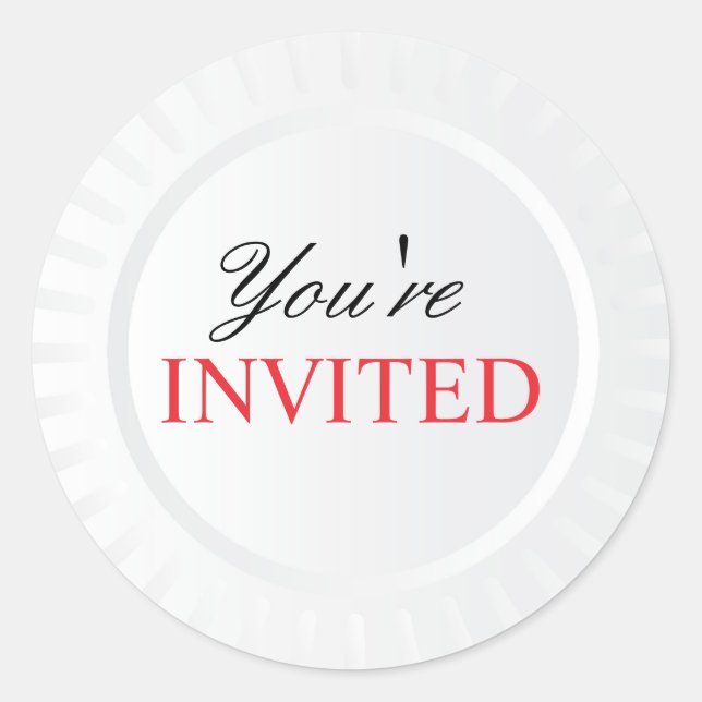 Adesivo Redondo Colar CHURRASCOS do Picnic Party (Frente)