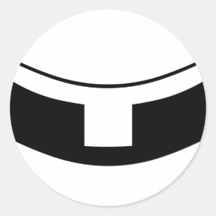 Adesivo Redondo Colar do Padre Católico Romano